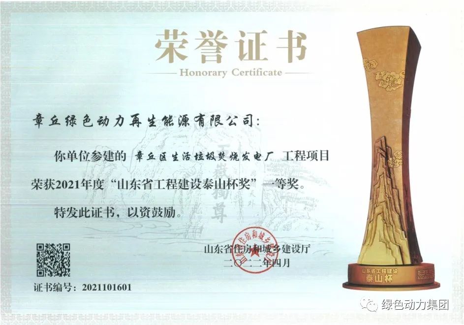 db旗舰厅章丘项目荣获“泰山杯”一等奖